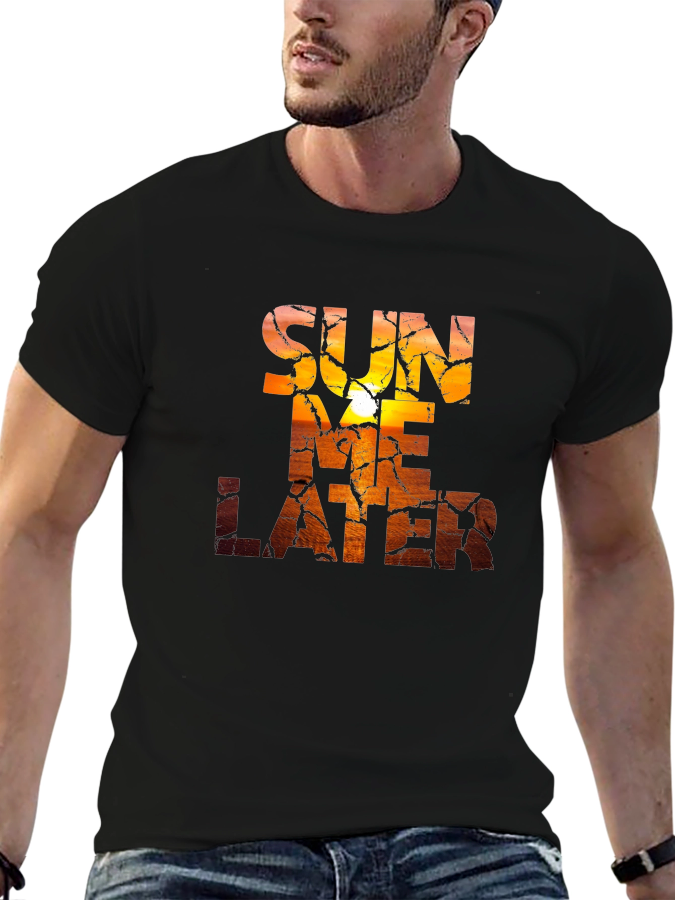 Sun Me Later Graphic T-Shirt - Trendy Summer Tee