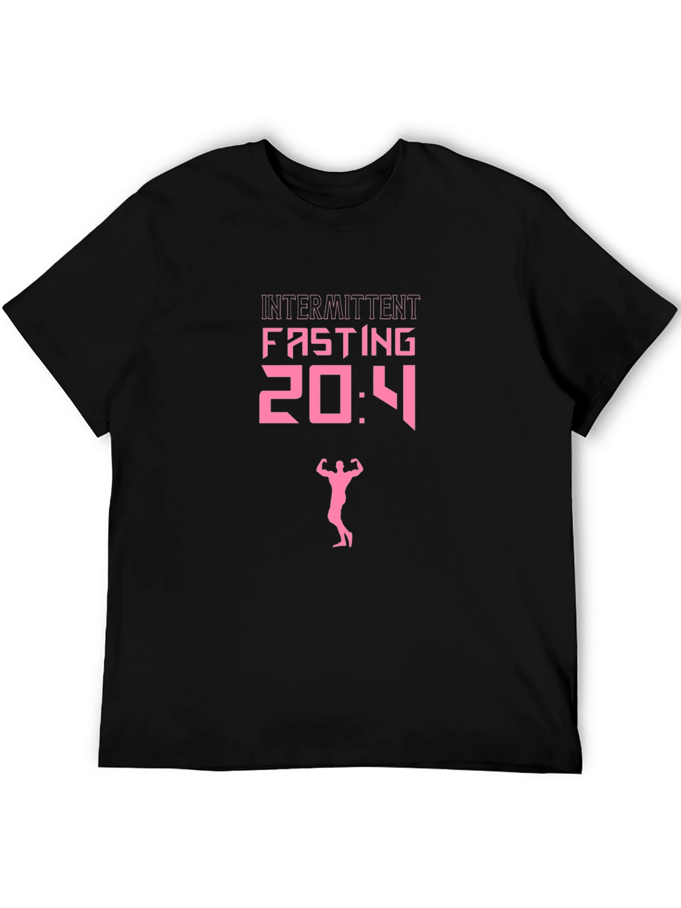Intermittent Fasting 20:4 T-Shirt - Workout Motivation Tee