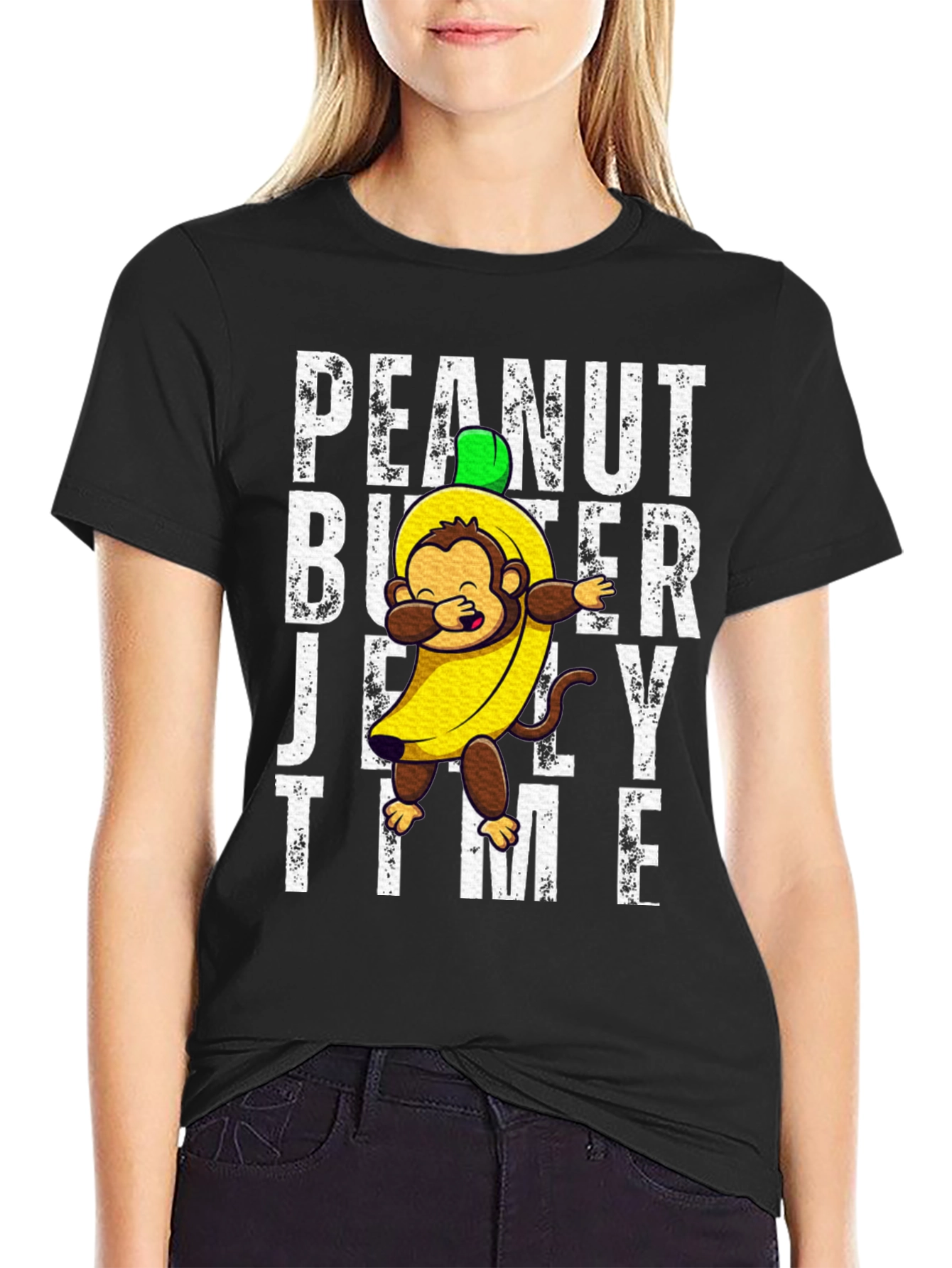 Peanut Butter Jelly Time Monkey T-Shirt