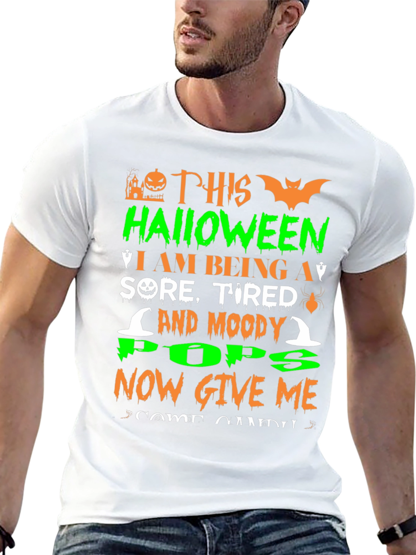 Halloween Sore Tired Moody Pops T-Shirt