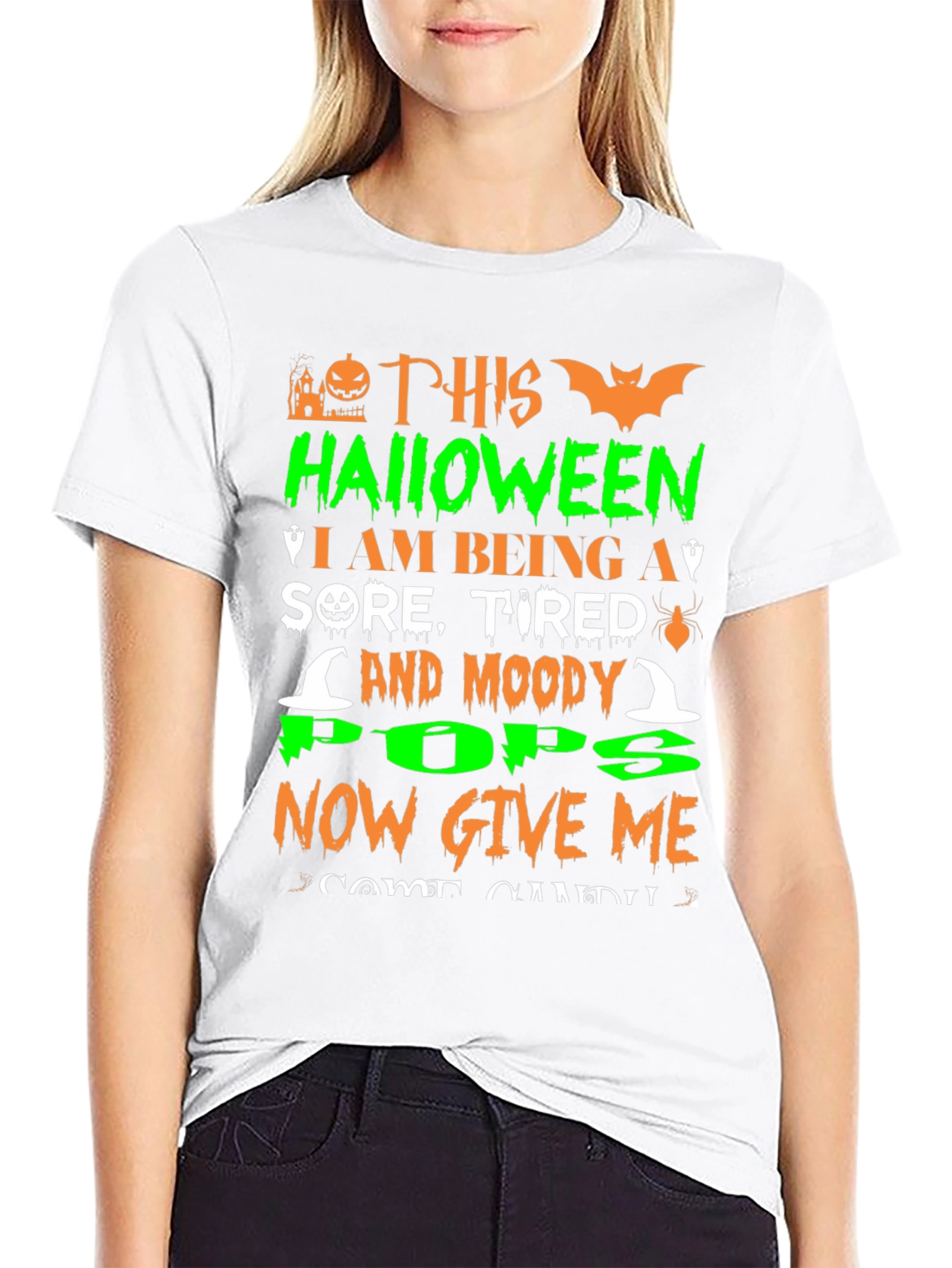 Halloween Sore Tired Moody Pops T-Shirt