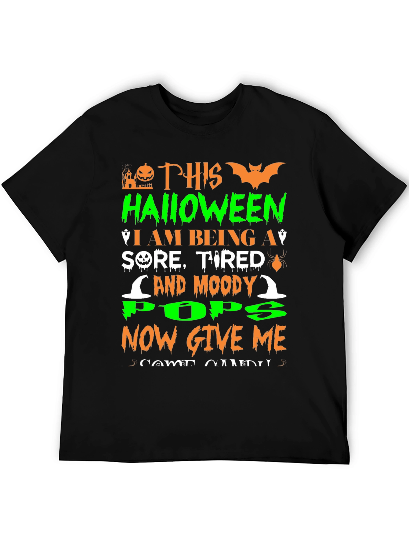 Halloween Sore Tired Moody Pops T-Shirt