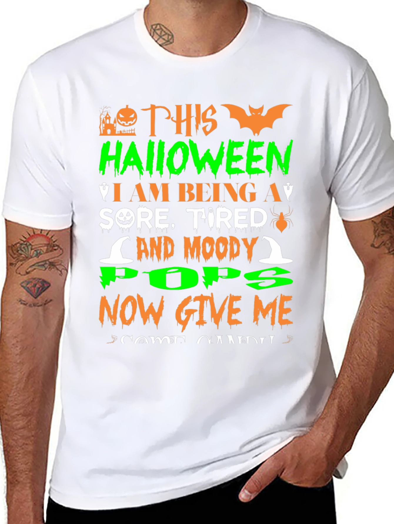 Halloween Sore Tired Moody Pops T-Shirt