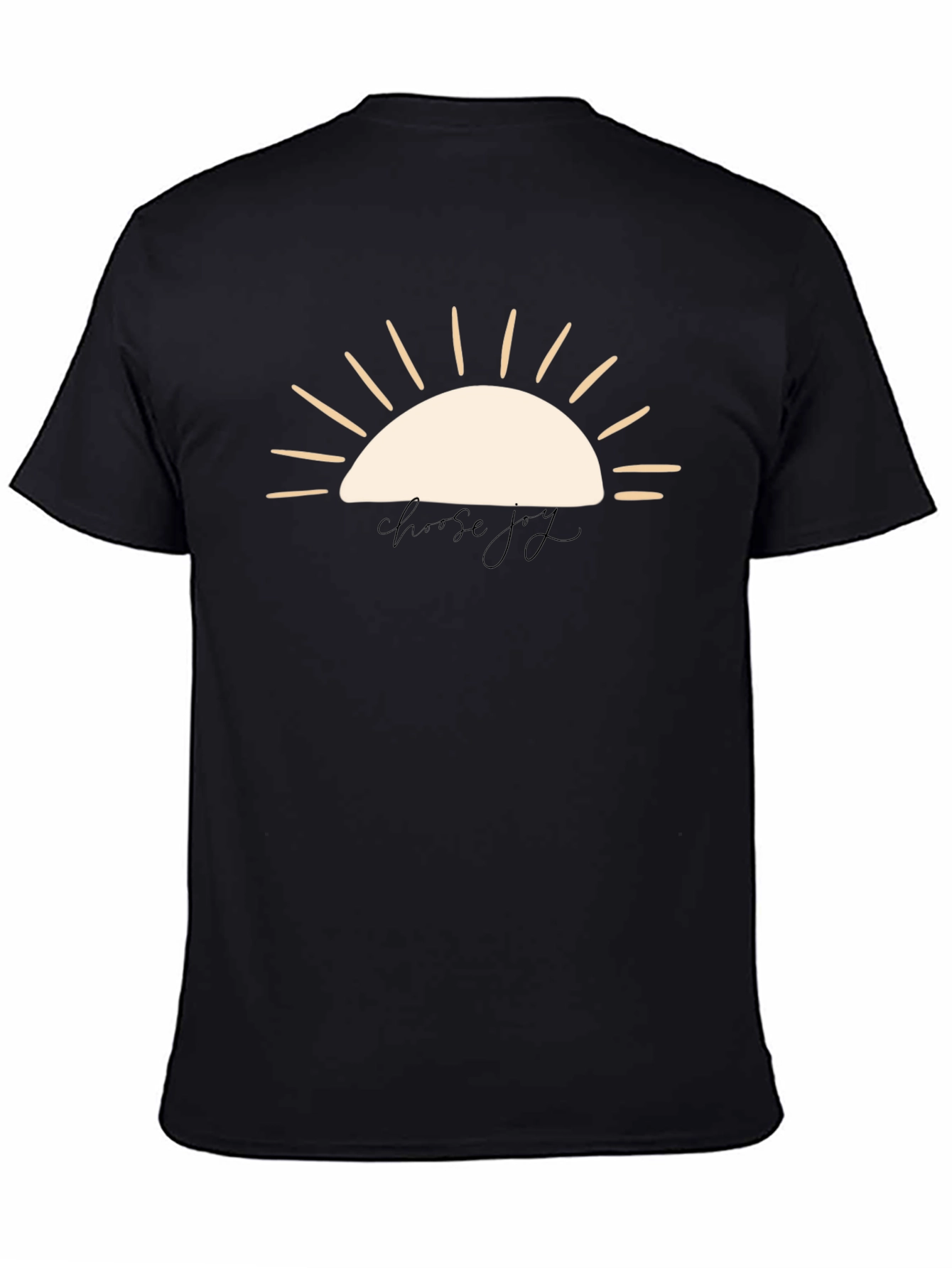 Choose Joy Graphic Tee - Black