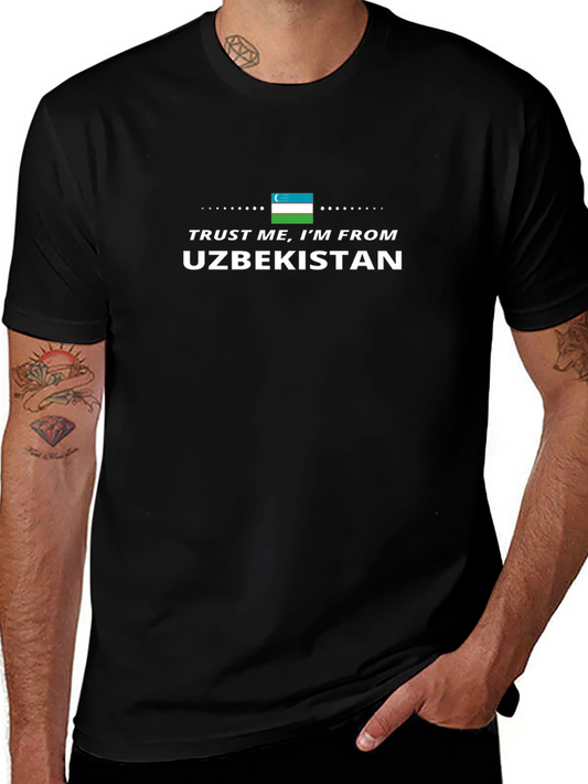 Uzbekistan Pride T-Shirt - Trust Me Im From Uzbekistan