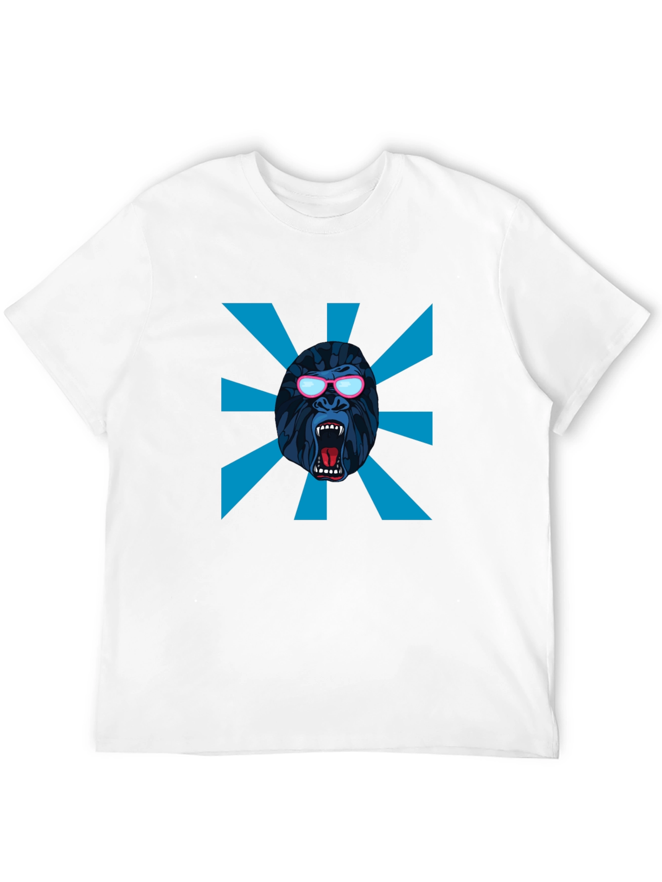 Cool Gorilla Graphic Tee - Black