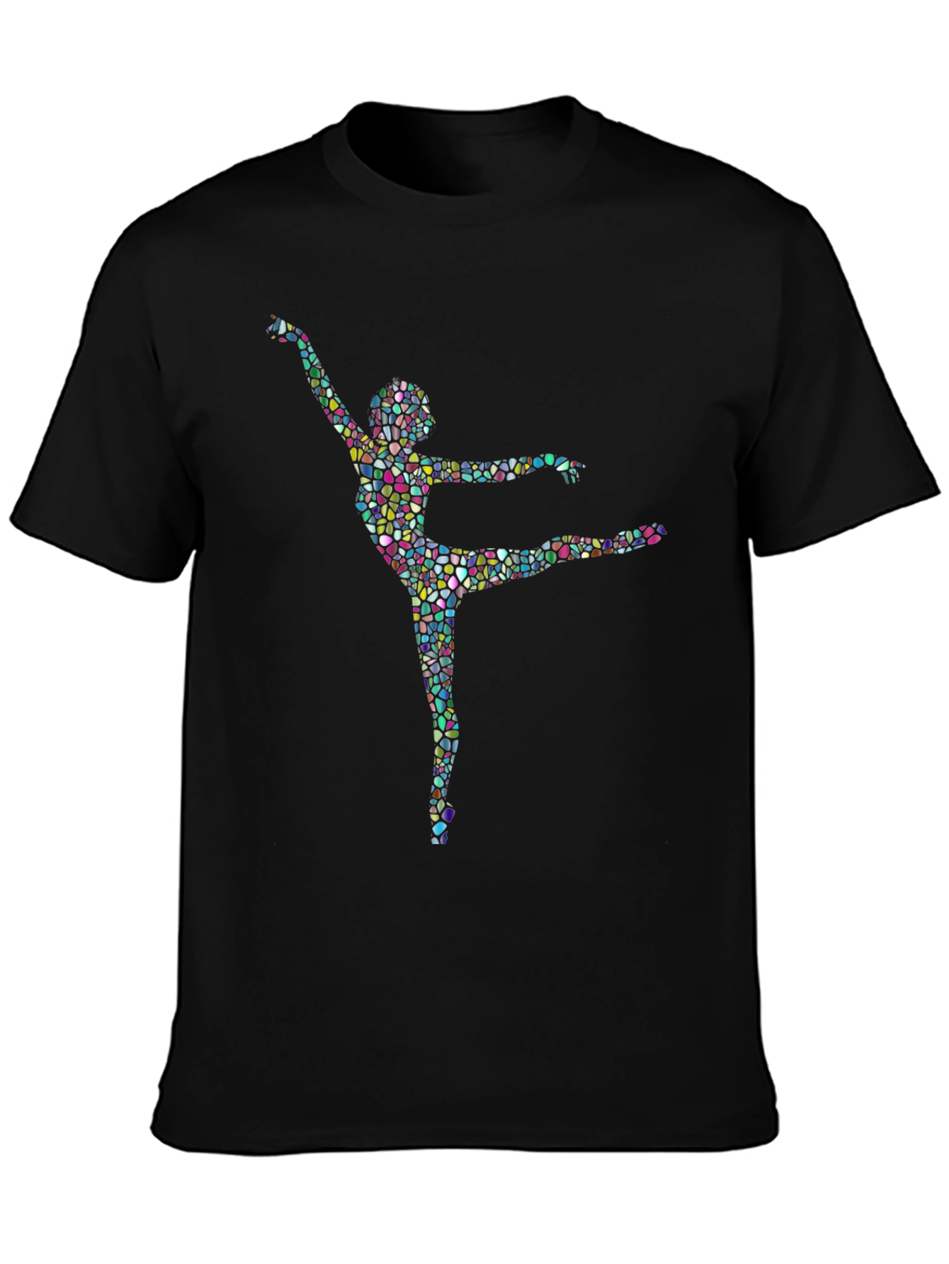 Ballerina Mosaic Black T-Shirt