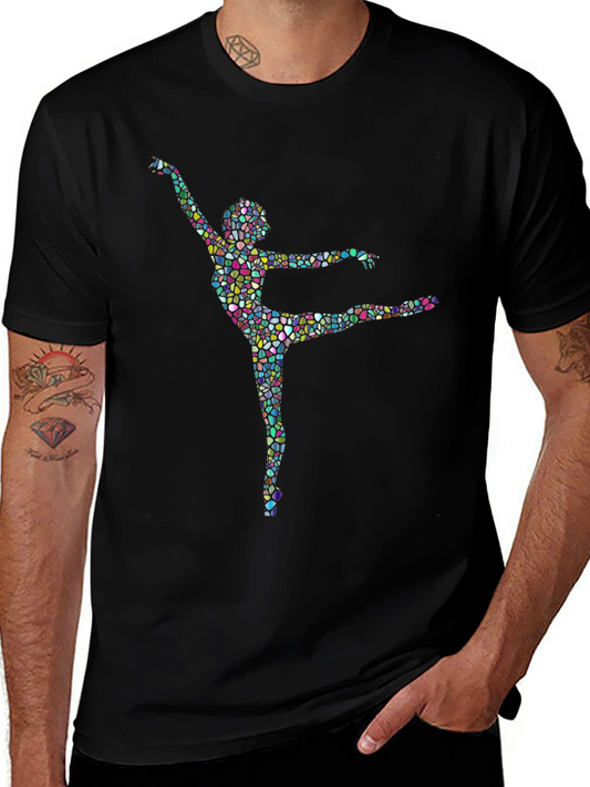 Ballerina Mosaic Black T-Shirt