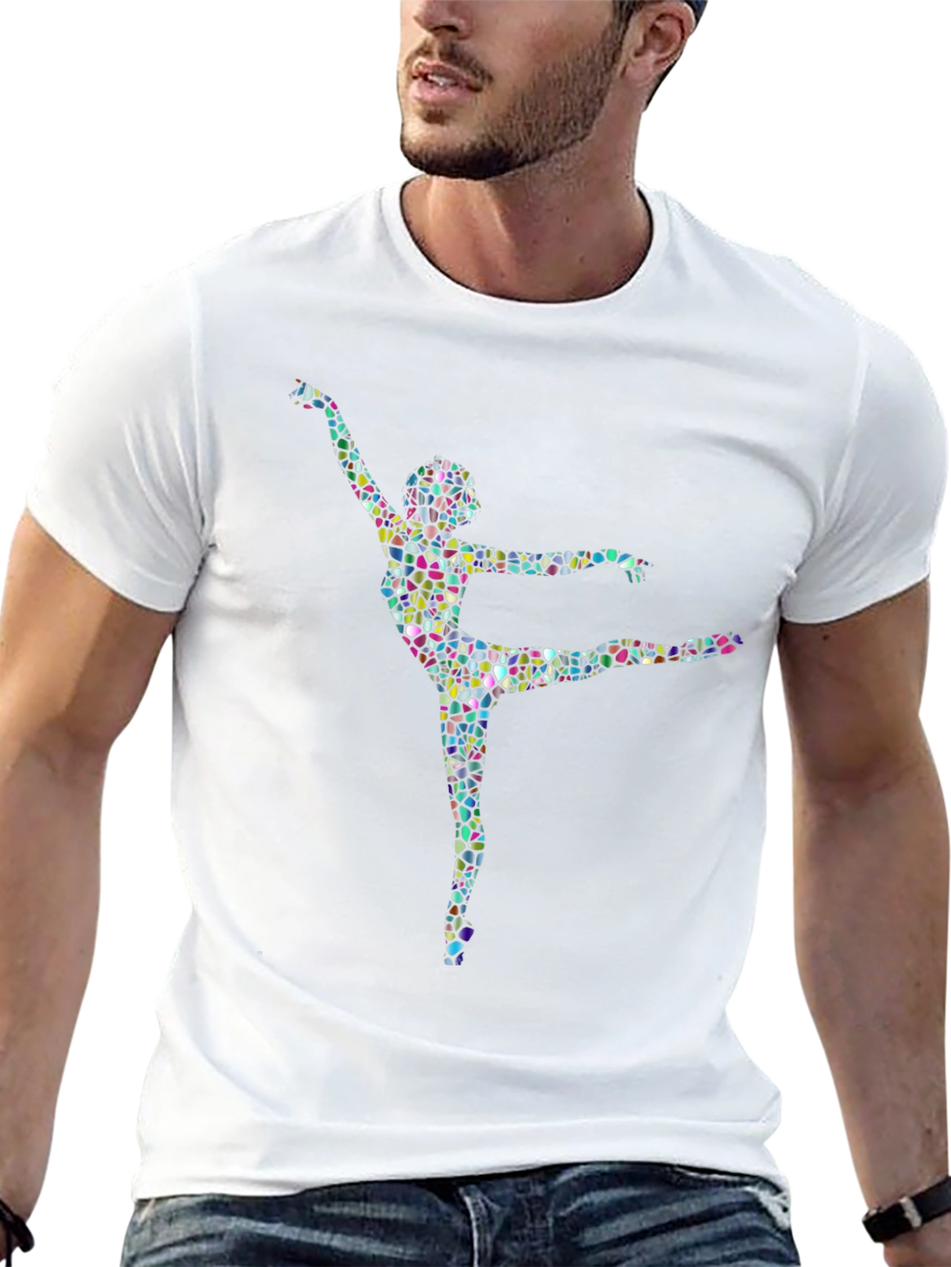 Ballerina Mosaic Black T-Shirt