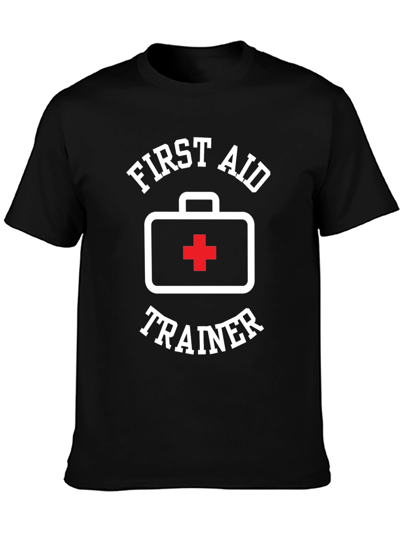 First Aid Trainer Black T-Shirt