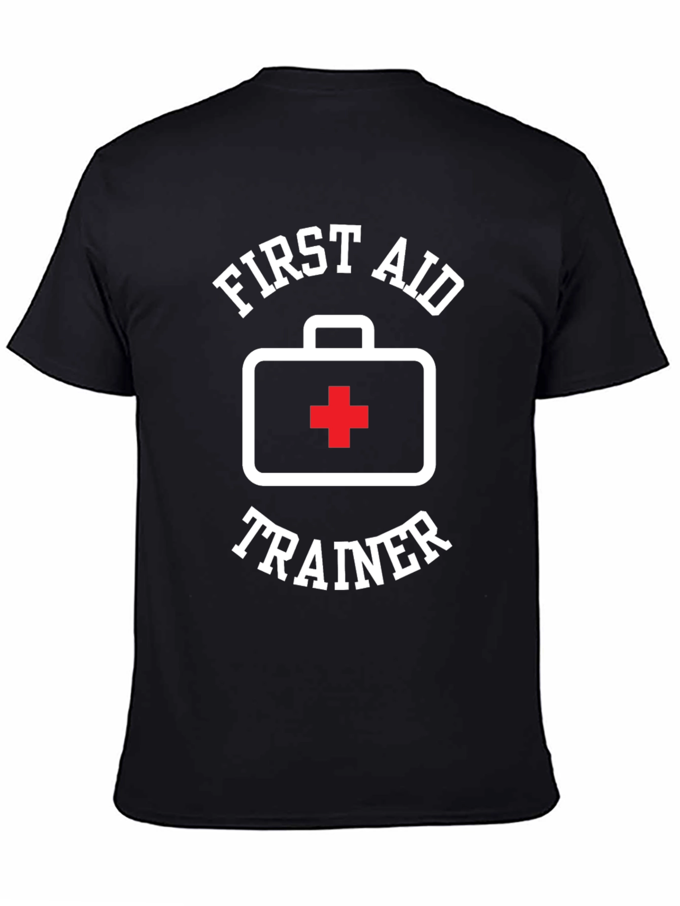 First Aid Trainer Black T-Shirt
