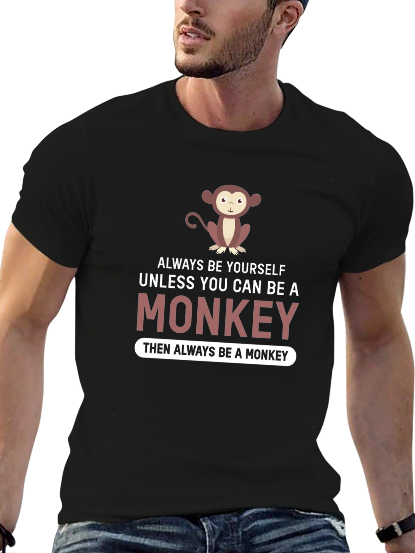 Always Be a Monkey Graphic T-Shirt