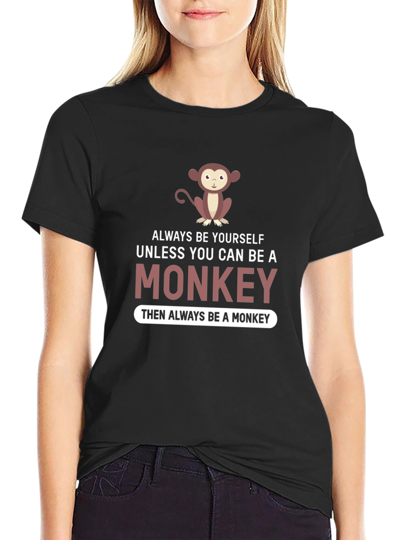 Always Be a Monkey Graphic T-Shirt