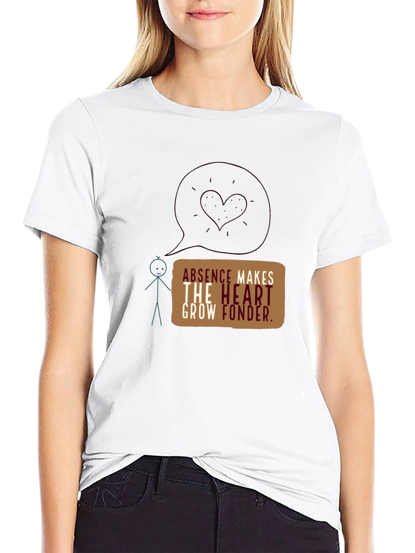 Absence Makes the Heart Grow Fonder Graphic Tee