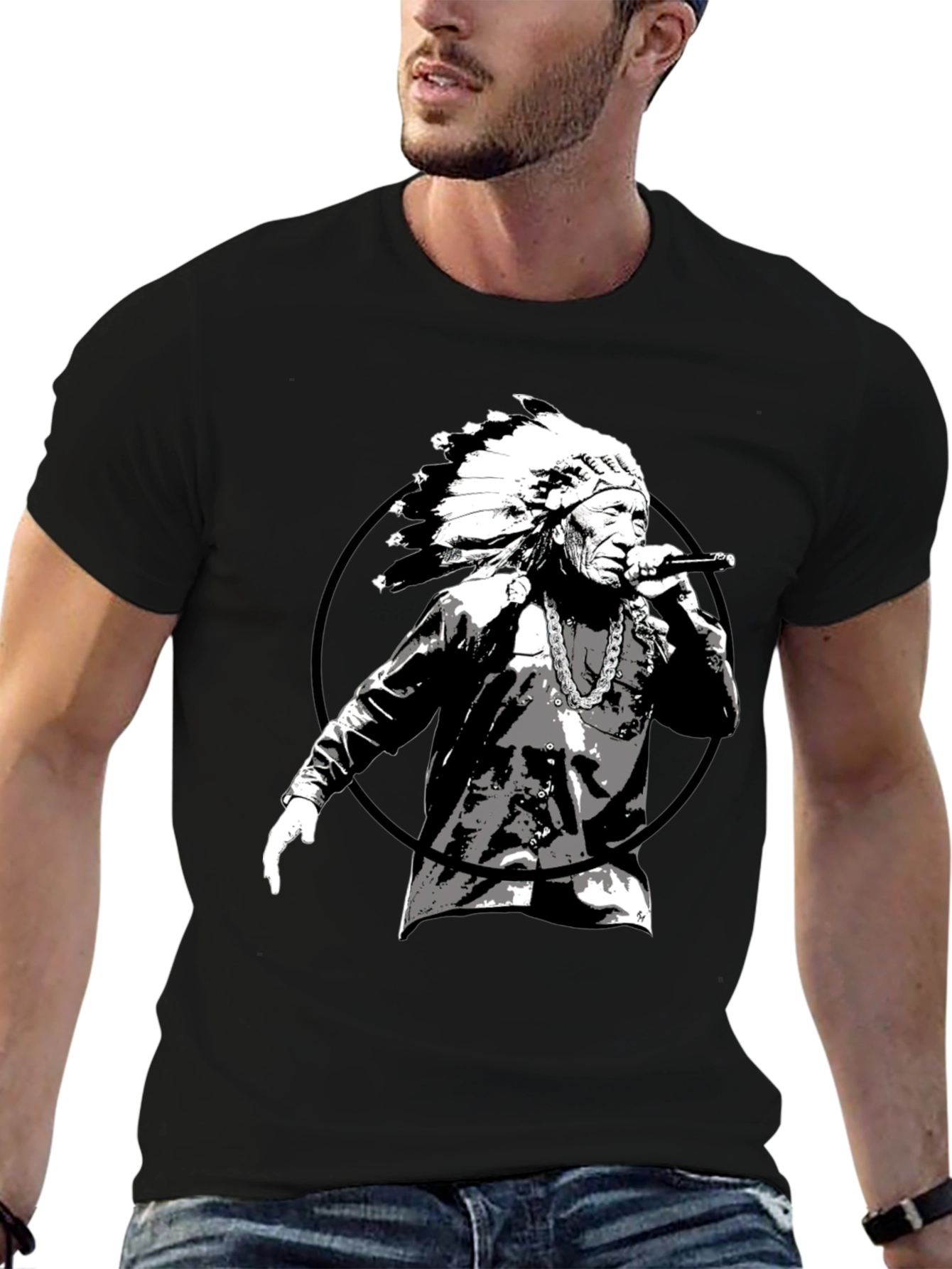 Chief Rapper Black T-Shirt