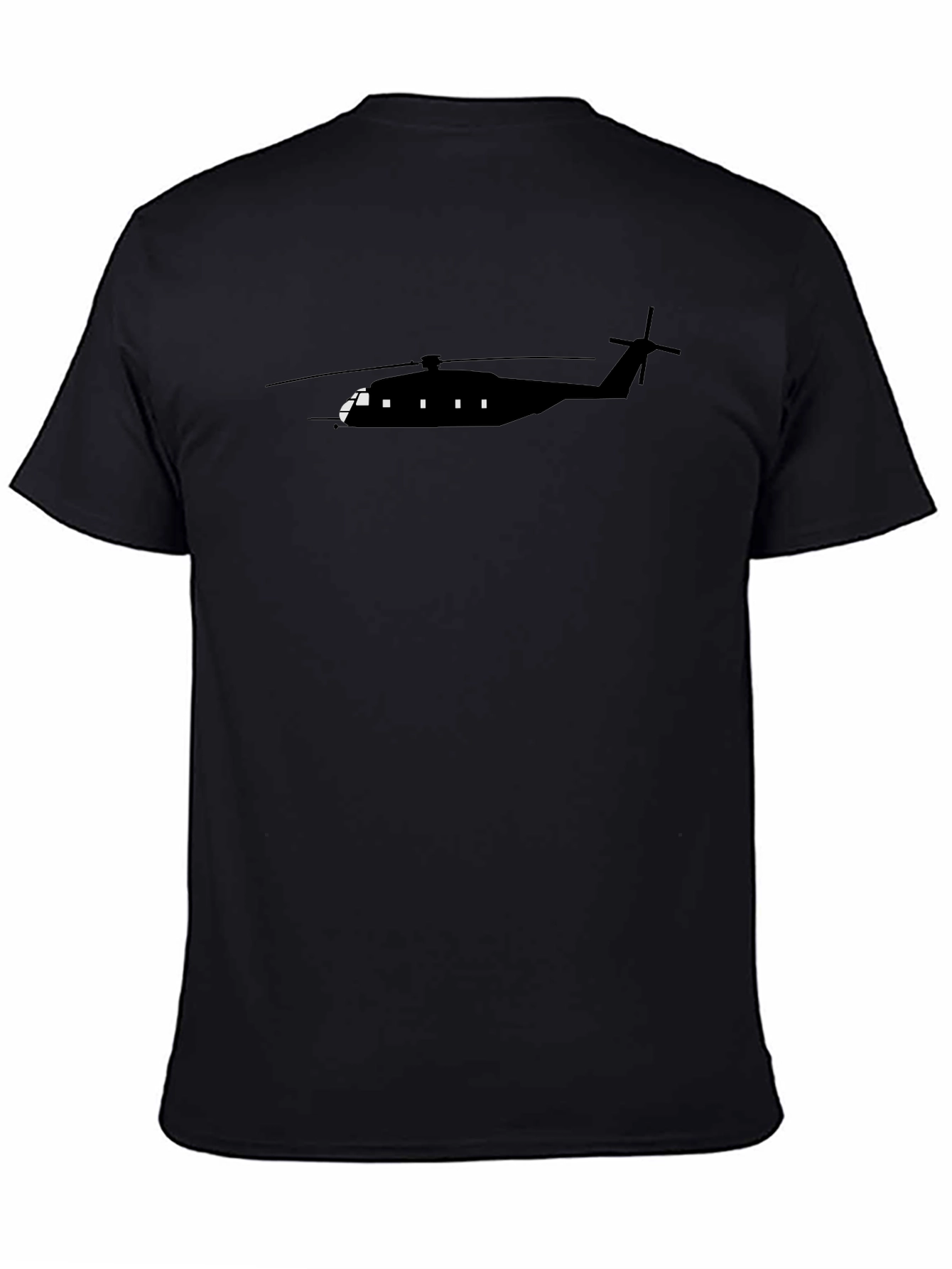Helicopter Silhouette Graphic Tee