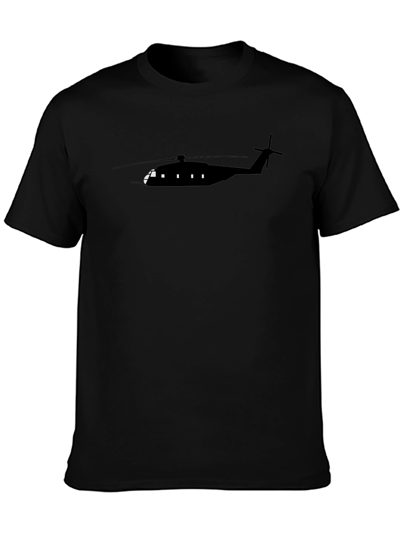 Helicopter Silhouette Graphic Tee