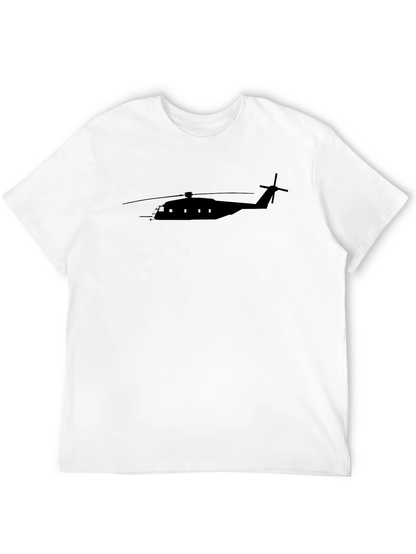 Helicopter Silhouette Graphic Tee