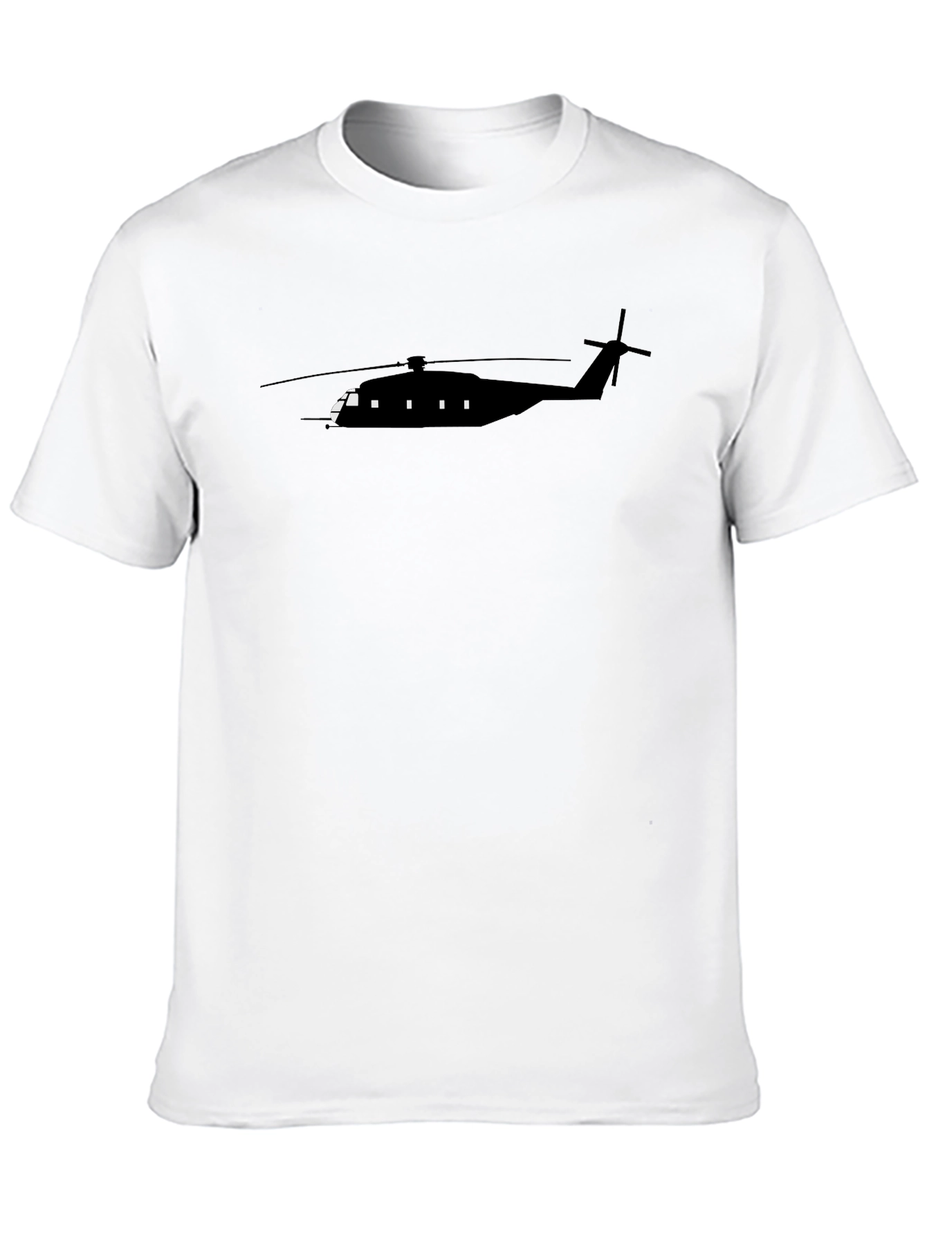 Helicopter Silhouette Graphic Tee