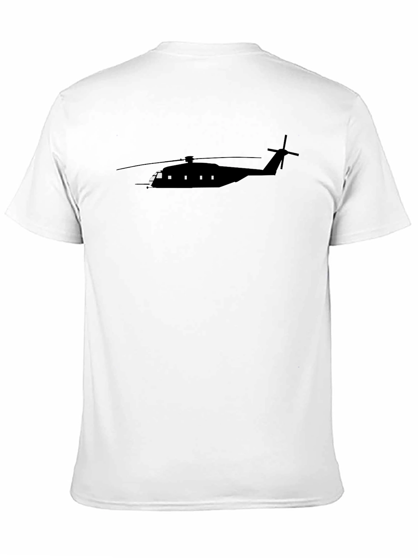 Helicopter Silhouette Graphic Tee