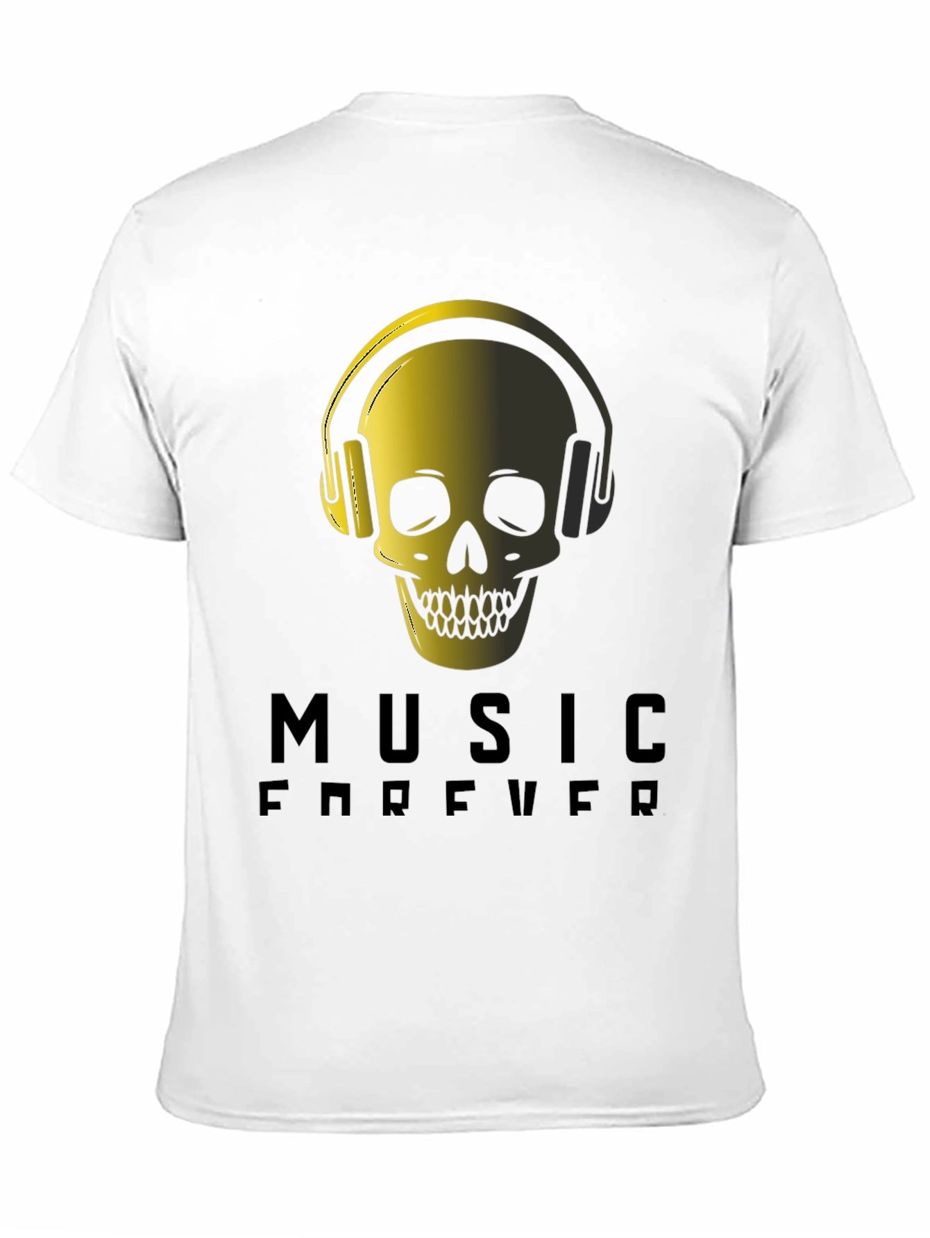 Music Forever Skull Graphic Tee
