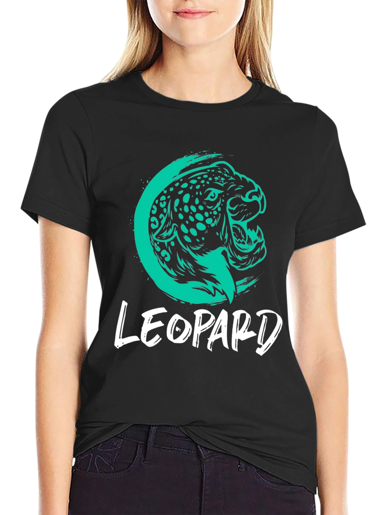 Leopard Graphic Tee - Cool Animal Design