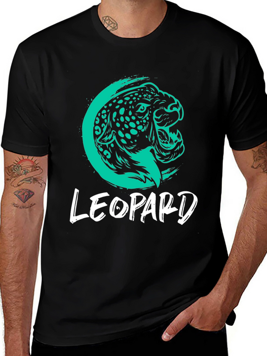 Leopard Graphic Tee - Cool Animal Design