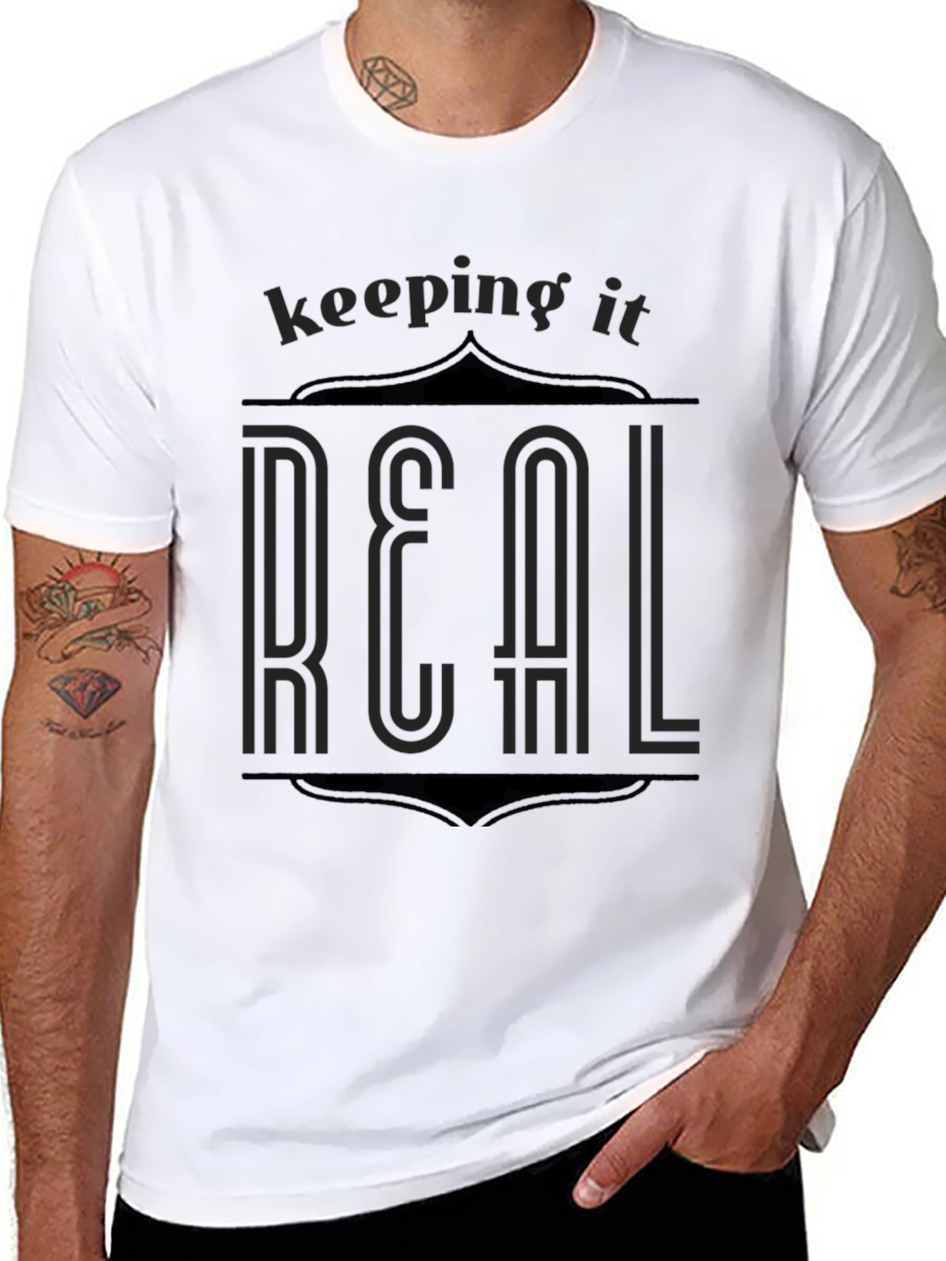 Keeping It Real Graphic T-Shirt