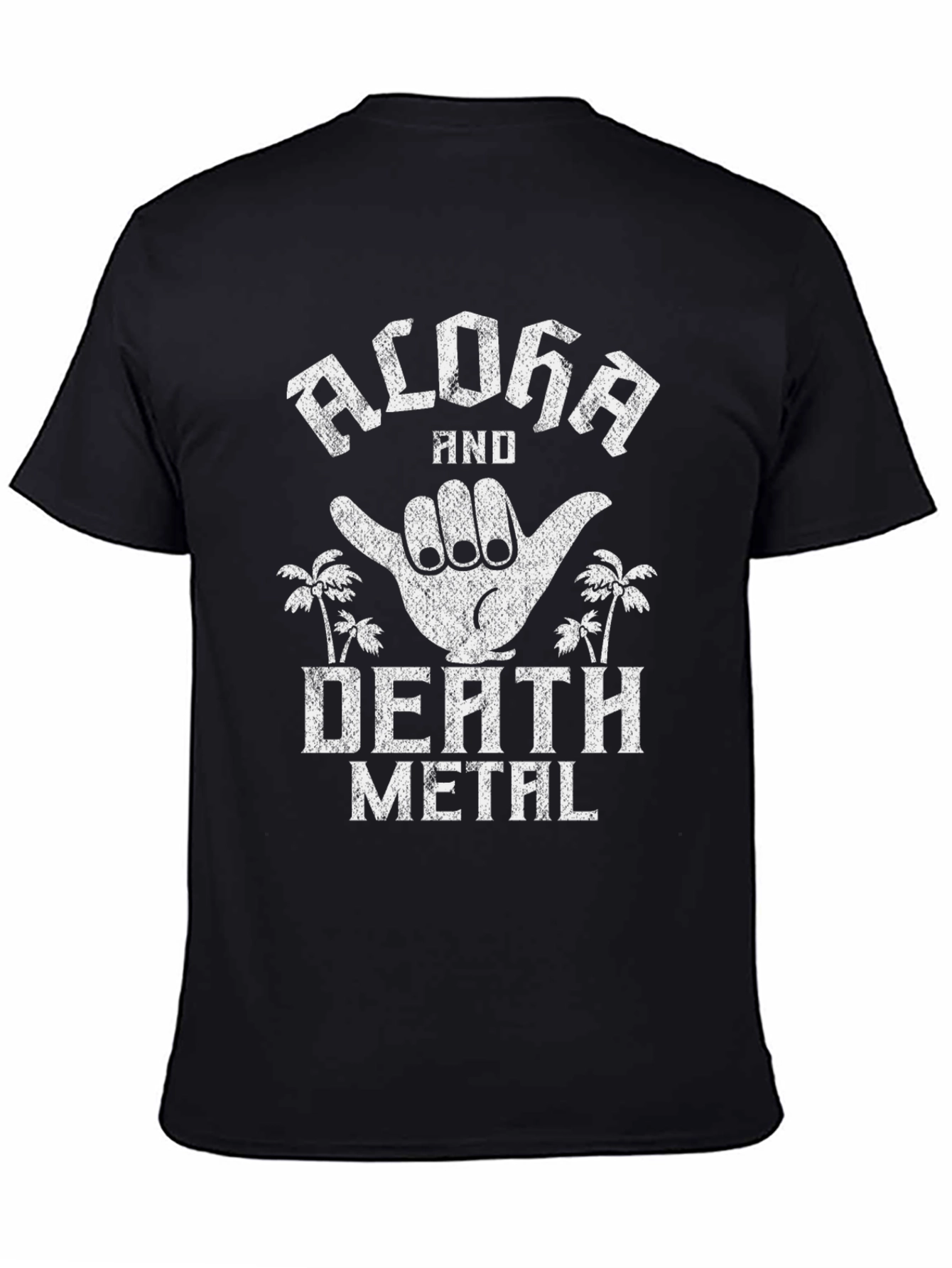 Aloha Death Metal Graphic T-Shirt