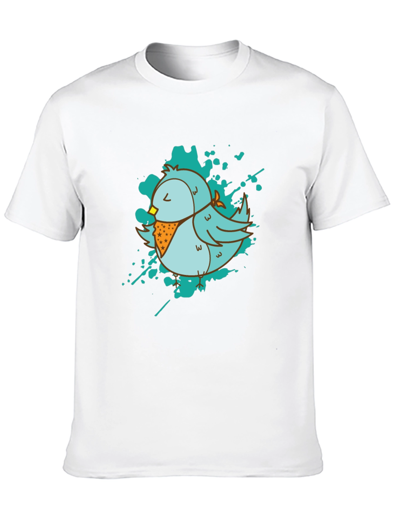 Bird Graphic Black T-Shirt