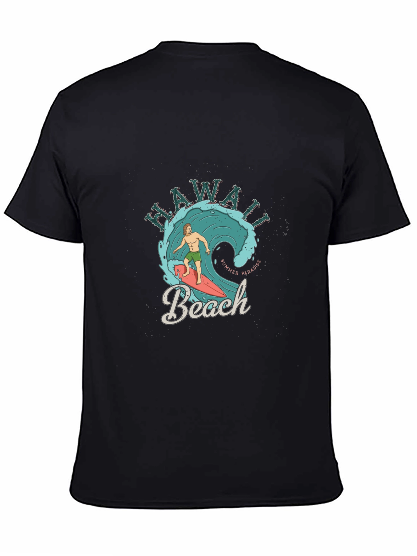 Hawaii Beach Summer Paradise Graphic T-Shirt