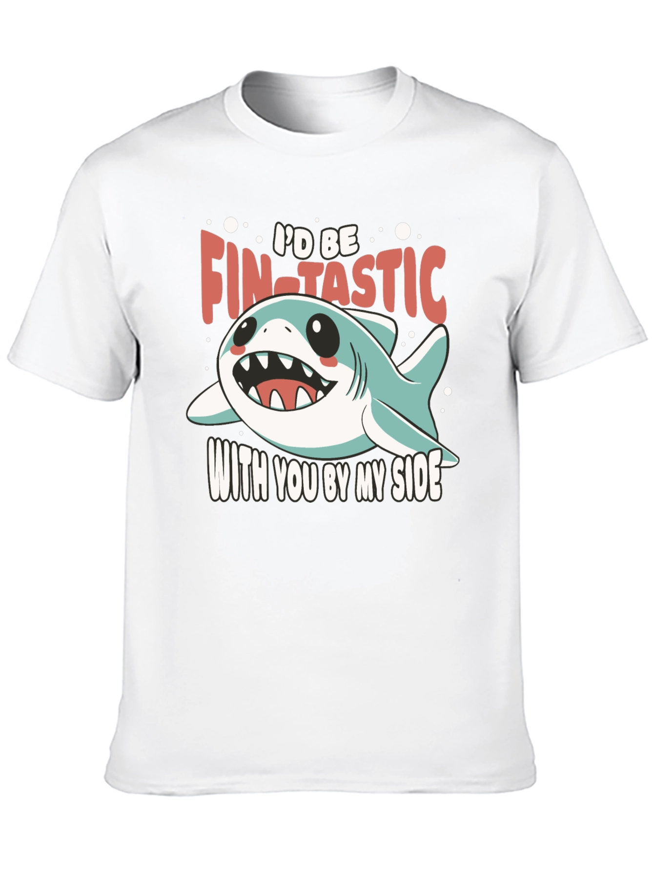 Fin-Tastic Shark Graphic Tee - Cute & Comfy!