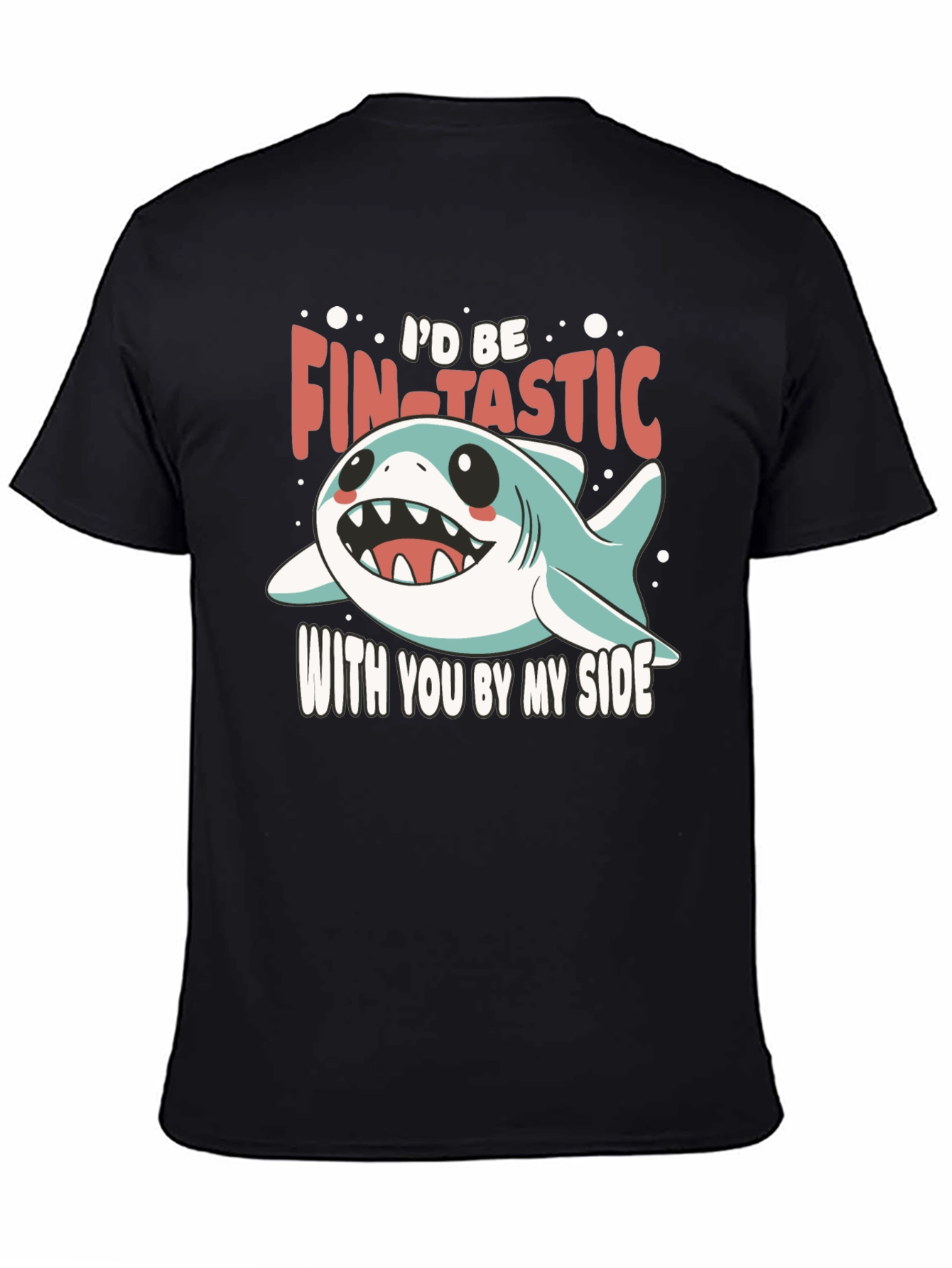 Fin-Tastic Shark Graphic Tee - Cute & Comfy!