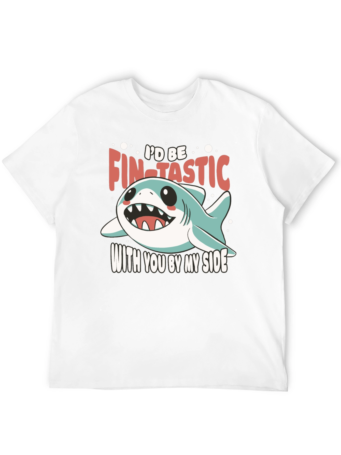 Fin-Tastic Shark Graphic Tee - Cute & Comfy!