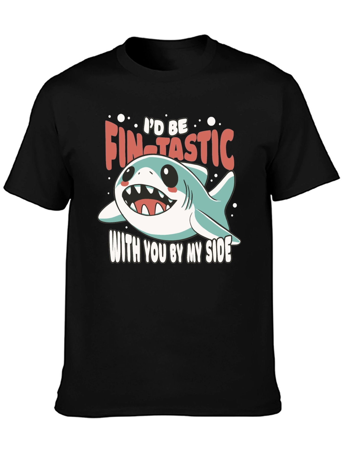 Fin-Tastic Shark Graphic Tee - Cute & Comfy!