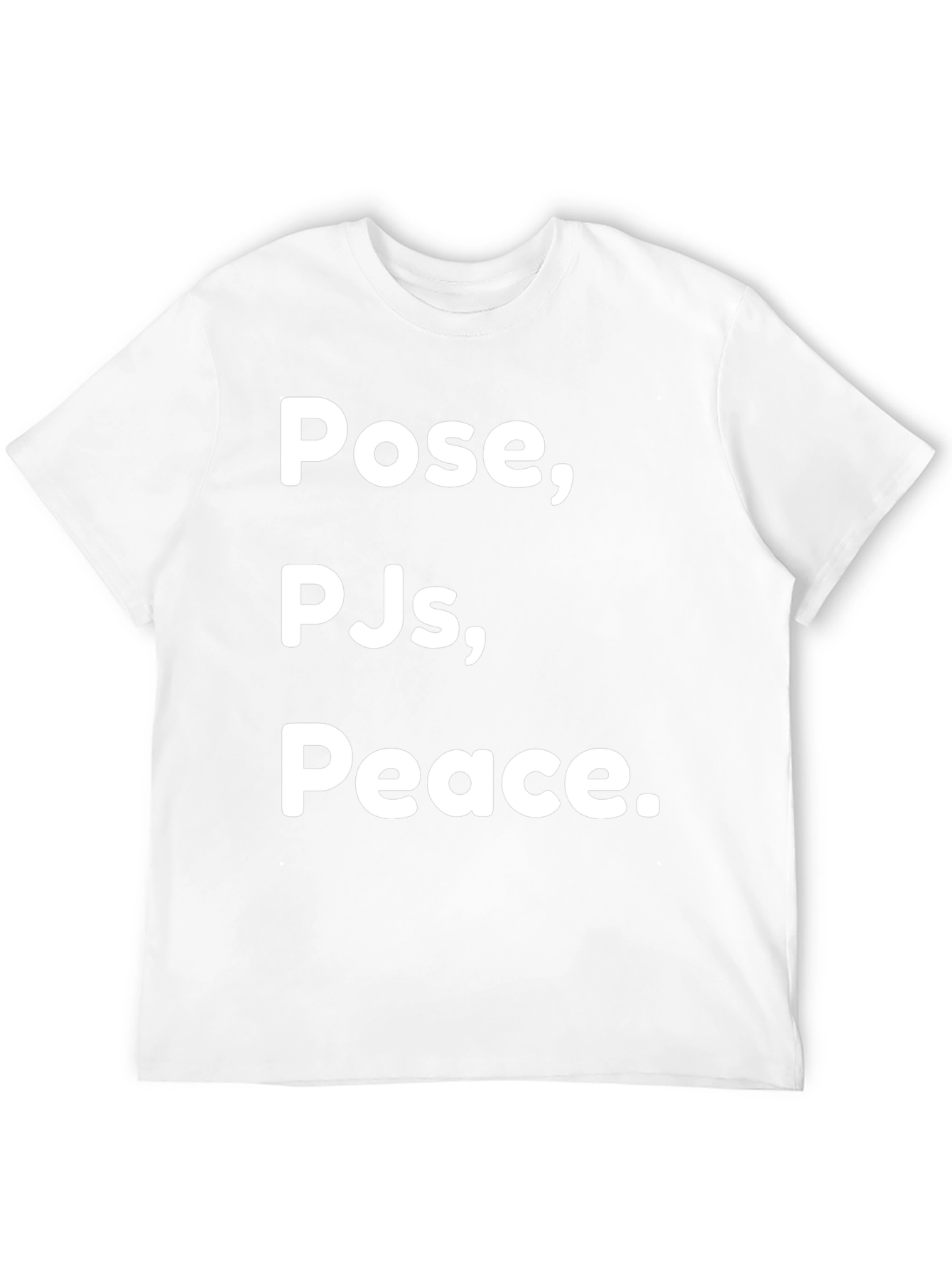 Pose PJs Peace Black Graphic T-Shirt