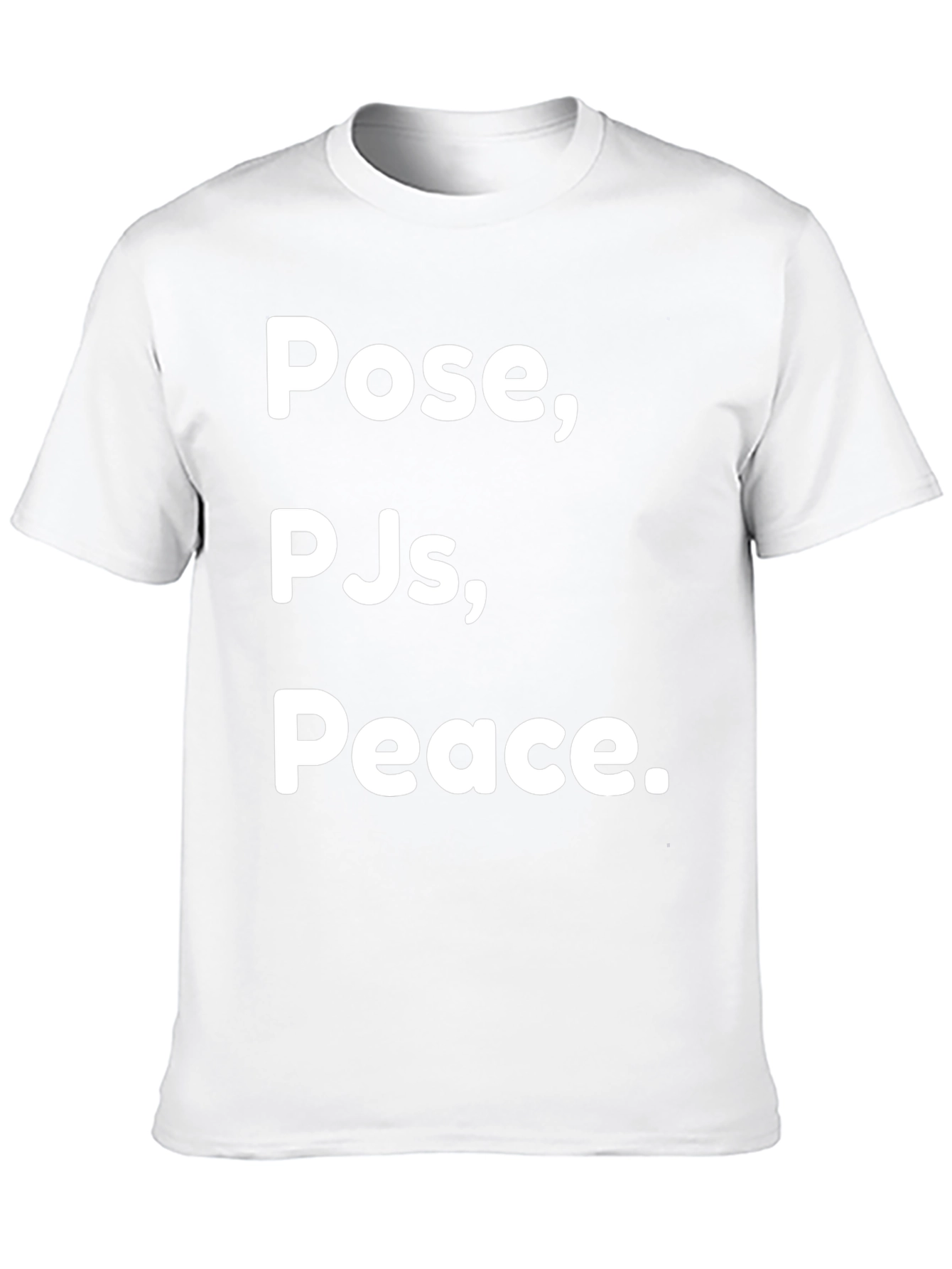 Pose PJs Peace Black Graphic T-Shirt