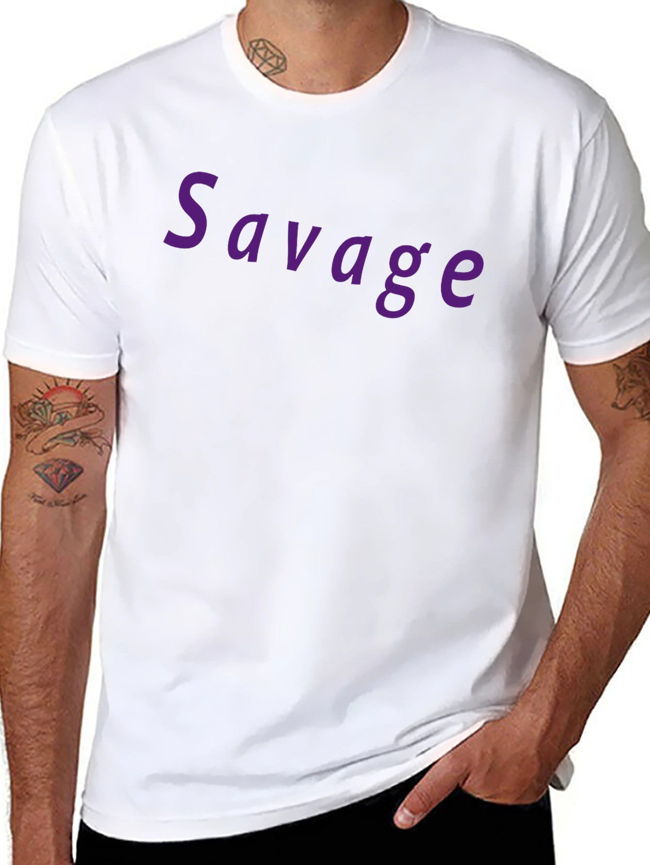Savage Graphic Tee - Classic Fit Everyday Wear